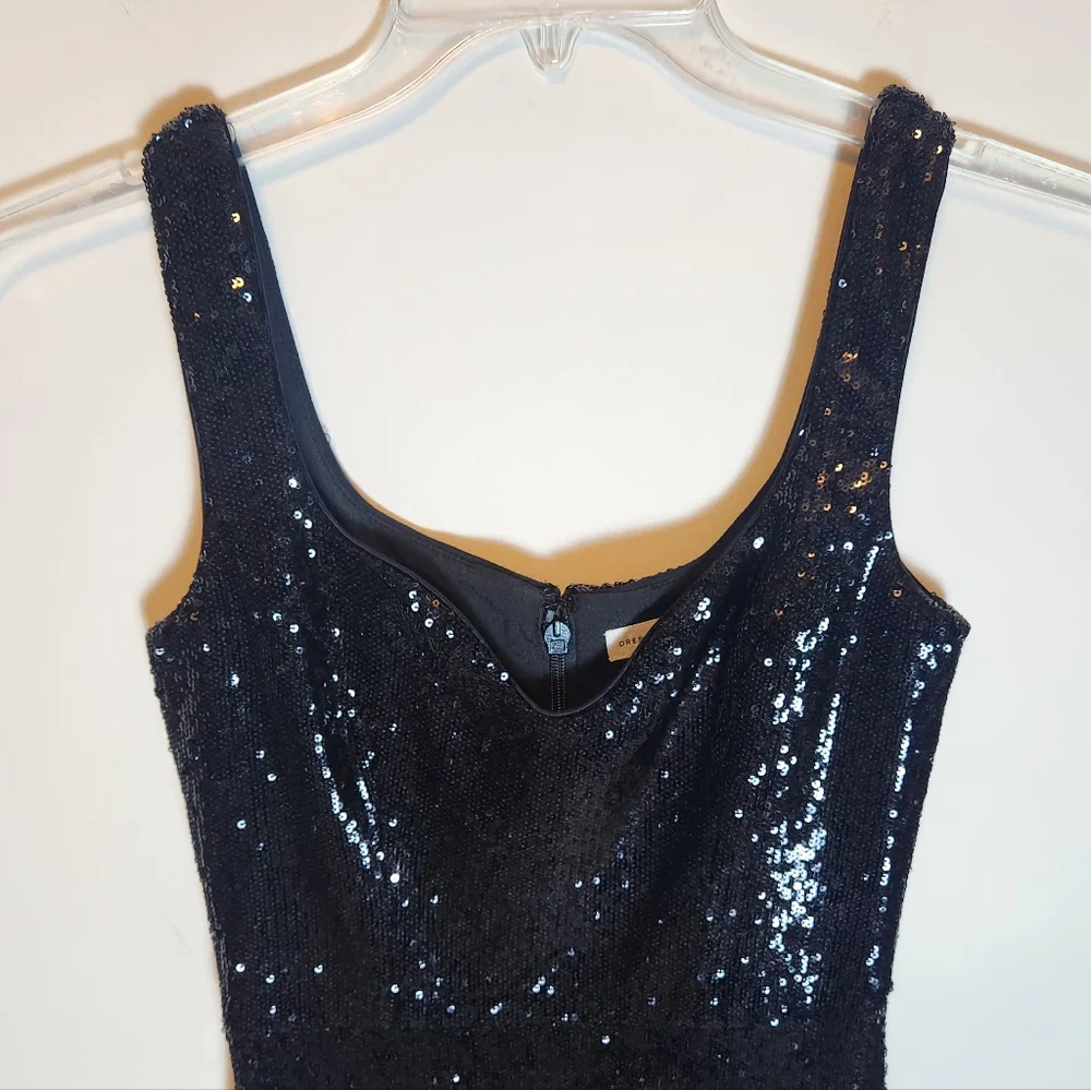 Dress the population sweetheart sequin midi dress - Picture 7 of 12